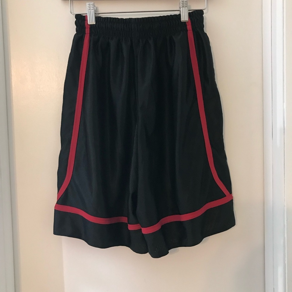 ✨✨5/$10✨✨ Academy Jordan Athletic Black Red Reversible Shorts Boys Kids no Size